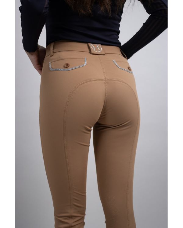 Jaltika Pantalon Équitation Fix System Grip HARCOUR – Image 3