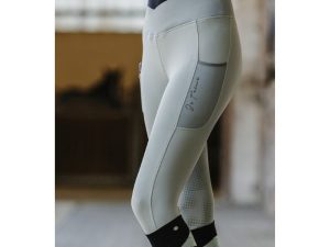 LEGGING EQUITHÈME “FLORA”, FOND SILICONE