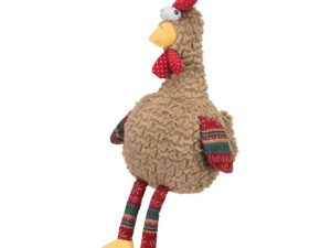 Jouet Coq en peluche pour chien