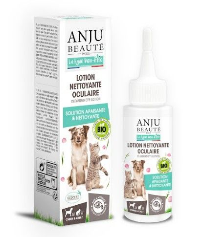 Lotion nettoyante oculaire pour chien et chat ANJU BEAUTE 70 ml