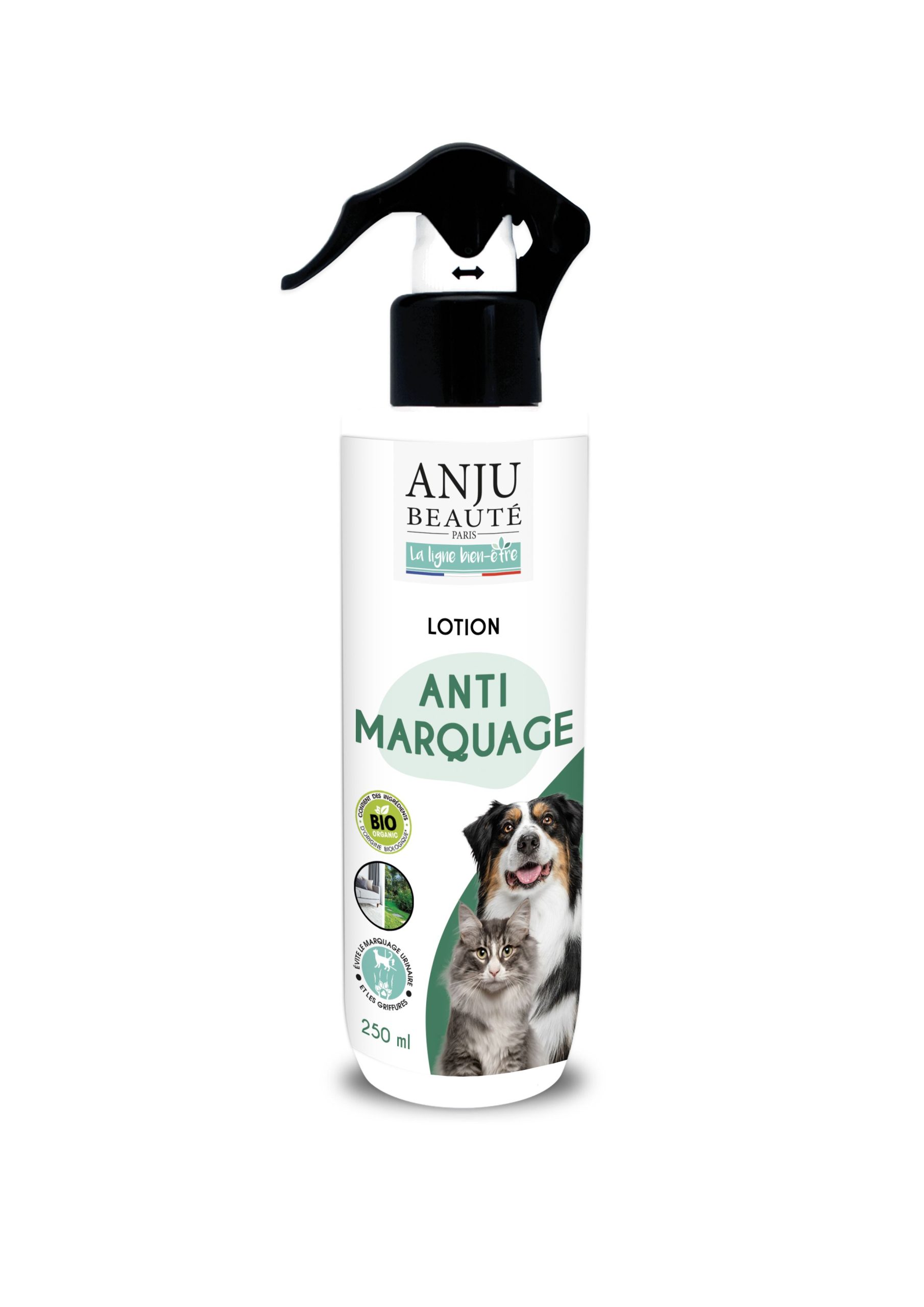 Lotion parfumante apaisante interieur/exterieur chien et chat ANJU BEAUTE