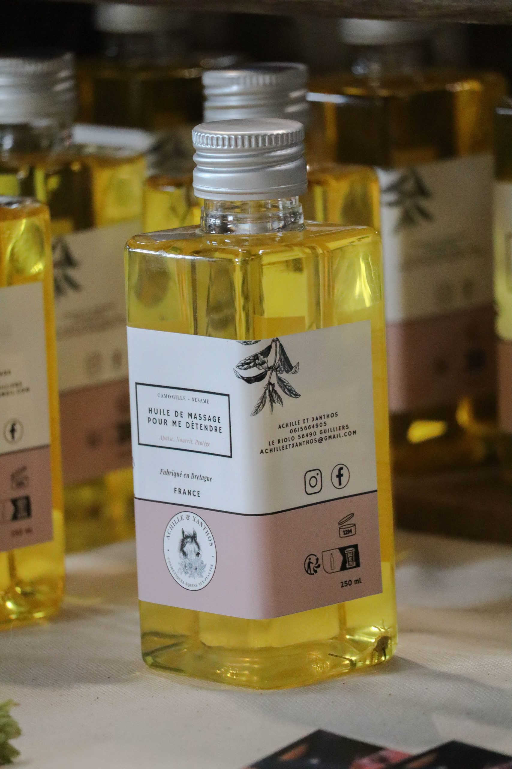 Huile de massage pour me détendre 250ML – Image 2