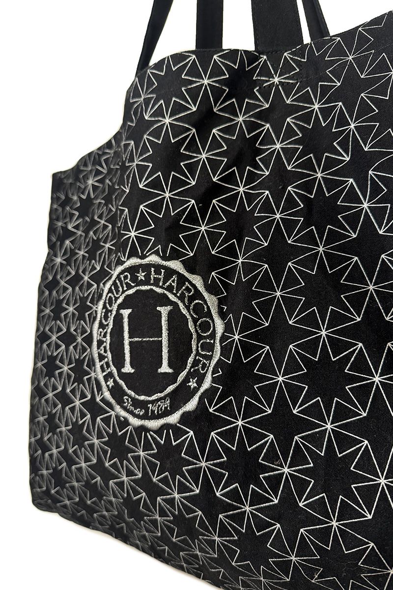 ARLO TOTEBAG - BLACK/SILVER – Image 2