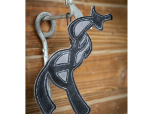 JOUET CHEVAL NOIR/GRIS