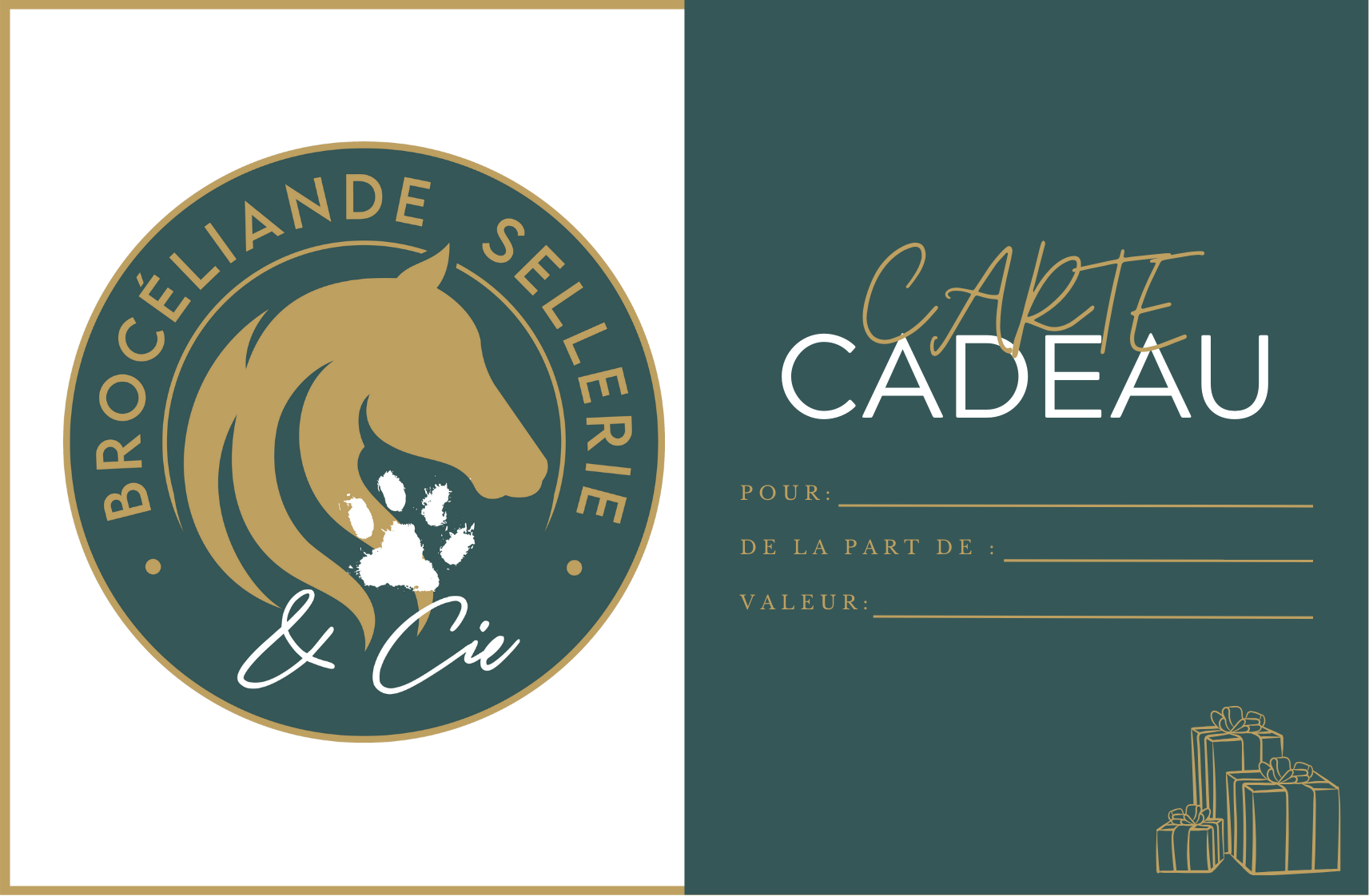 Carte cadeau montant libre