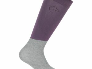 Chaussettes Je t'aime EQUITHÈME  - Lilas - 31/35