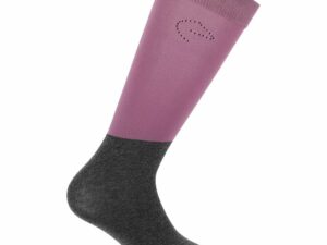 Chaussettes Je t'aime EQUITHÈME - Mauve