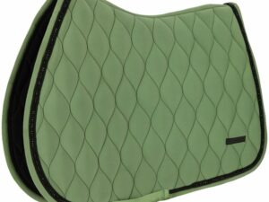 Tapis de selle EQUITHÈME - Pearl - Olive - Cheval