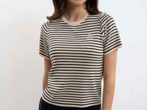 TZIMI TEE-SHIRT - LIN/NAVY - XS
