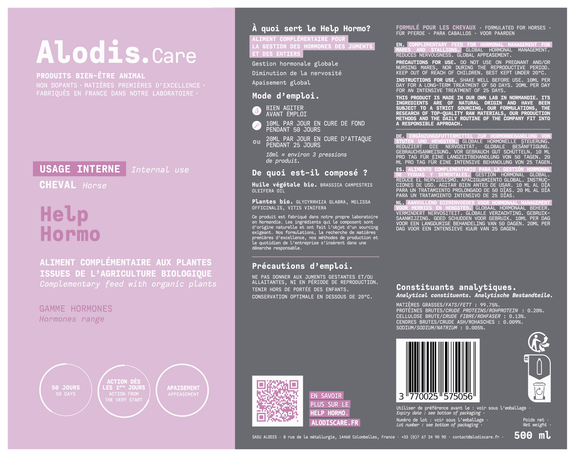 HELP HORMO 500ML – Image 2