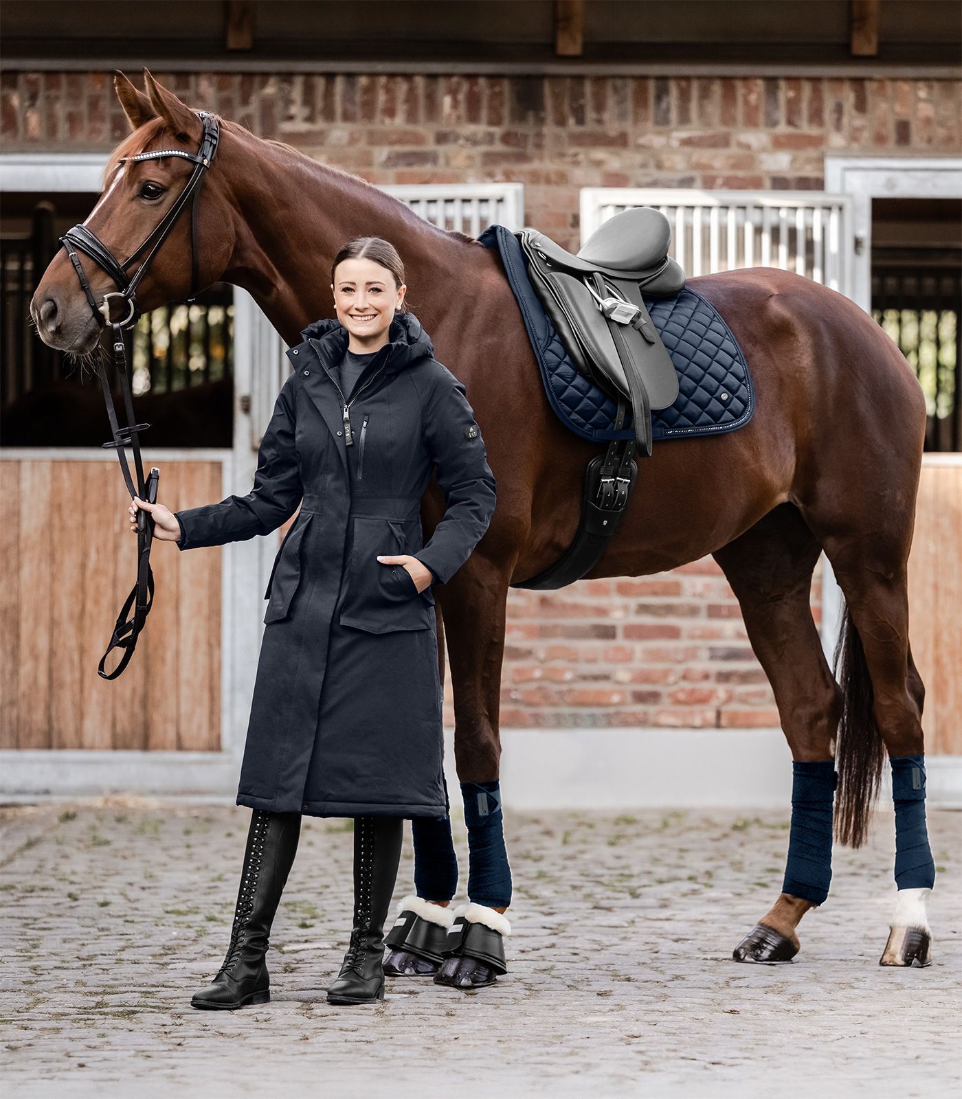 Manteau d’équitation d’hiver Performance Opal – Image 6