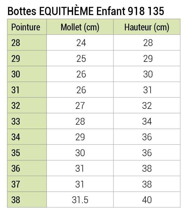 BOTTES Equithème Enf.NOIR 33 – Image 5